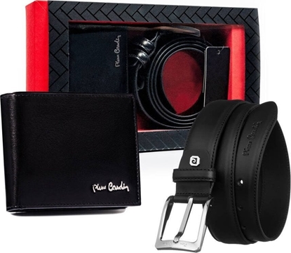 Picture of Pierre Cardin Zestaw prezentowy: skórzany portfel i pasek mski