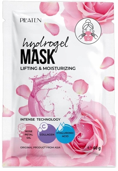 Picture of PILATEN_Hydrogel Mask Lifting & Moisturizing hydroelowa maska w pachcie liftingujco-nawilajca z kolagenem i kwasem hialuronowym 60g