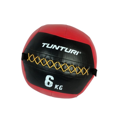 Attēls no Pildīta bumba Tunturi Wall Ball 6 kg, sarkana