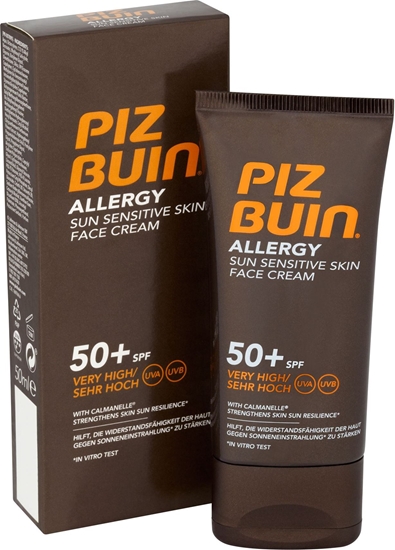 Picture of Piz Buin Allergy Sun Sensitive Skin Face Cream SPF50 50ml