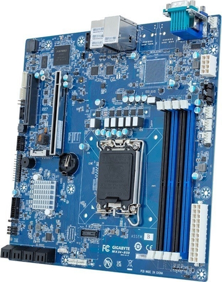 Изображение Pyta gówna Gigabyte MX34-BS0(MR) 1x LGA1700 Intel Xeon E-24XX C262 (4x DIMM, 8x SATA, 1xM.2, 2x1Gbe, IPMI, mATX)