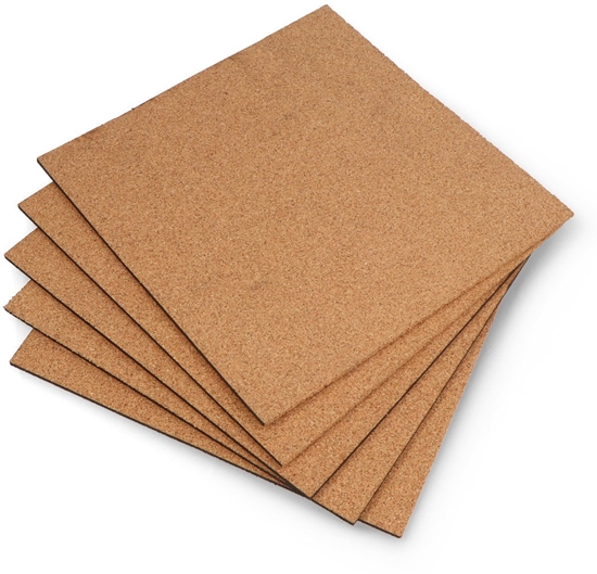 Изображение Pyta korkowa drobnoziarnista - 3mm - 200x200mm - 5szt.}