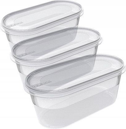 Picture of Plast Team Zestaw 3 Pojemników Do Zamraarki Helsinki 800ml 1592...