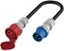 Attēls no PLATINET EV ADAPTER 11KW CEE female to 3.5KW male CEE camping plug single-phase, max 3.68KW @16A,0.2M