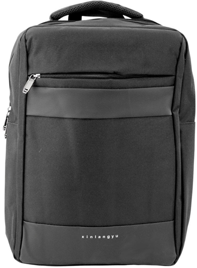 Picture of Plecak Miejski Biznesowy USB Przegroda rodkowa Czarny 14L