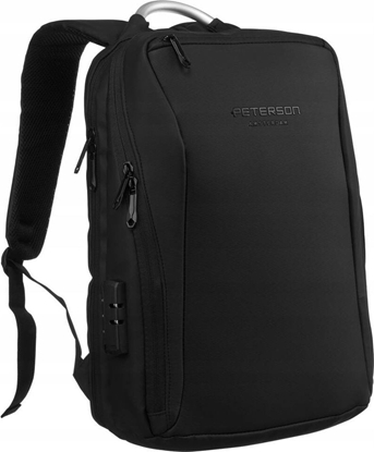 Изображение Plecak Peterson Duy, pojemny plecak z portem USB i miejscem na laptopa - Peterson NoSize