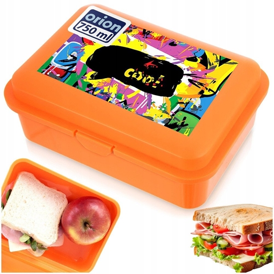 Изображение Pojemnik Lunchbox niadaniowy 750 ml ORION Zmywarka Mikrofala 18 x 13 cm