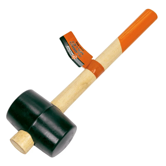 Picture of Polax gumijas āmurs ar koka rokturi| 60 mm | 450 g