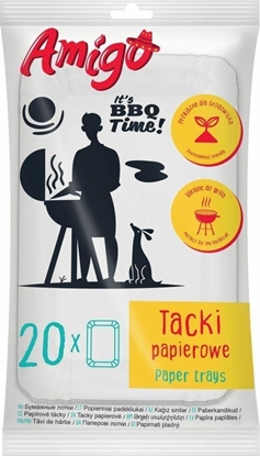 Attēls no Politan Gosia tacki jednorazowe papierowe prostoktne 20 sztuk 6223 (GOS000270)