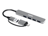 Picture of PORT CONNECT | Hub USB-C/USB-A vers 4 ports USB-A 3.0 5Gbps