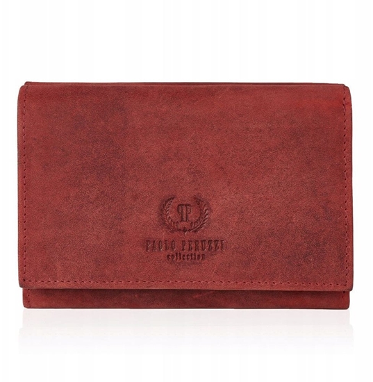 Picture of Portfel damski vintage skórzany Paolo Peruzzi T-33-RD