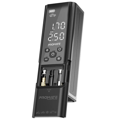 Attēls no Promate PowerPump Portable Electric Air Compressor 7500mAh / 150PSI