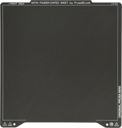 Attēls no Prusa Pyta ze stali sprynowej PEI - do drukarek Prusa Mini+ - satynowa}