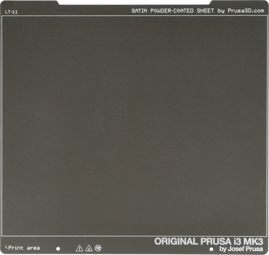 Picture of Prusa Pyta ze stali sprynowej PEI - do drukarek Prusa MK4, i3 MK3/S/+ i MK2.5/S - satynowa}