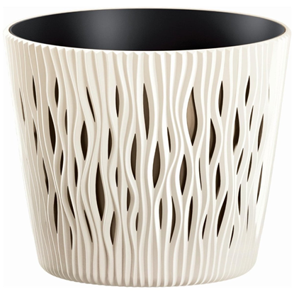 Attēls no Puķu pods Sandy Round 14x16cm, g.dzeltens