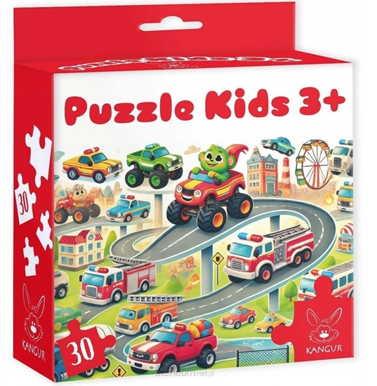 Picture of Puzzle 30 Kids Auta 3+
