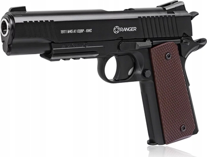 Picture of Ranger Pistolet wiatrówka RANGER 1911 M45A1 CQBP k.4,5BBs 21-strz. METAL SLIDE KWC
