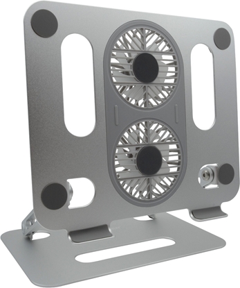 Изображение RealPower FanStand 1,Notebook/Tablet Stand mit Fan und RGB