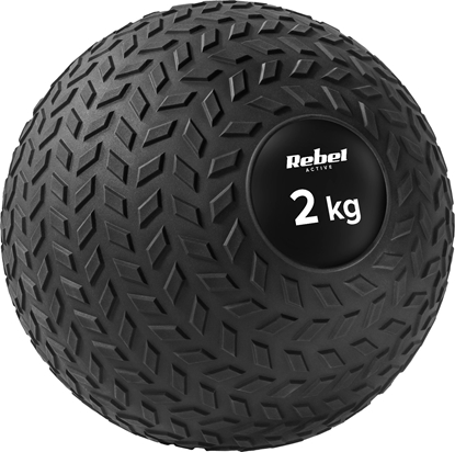 Изображение Rebel Active ML Maa pika lekarska do wicze rehabilitacyjna Slam Ball 23cm 2kg, ACTIVE