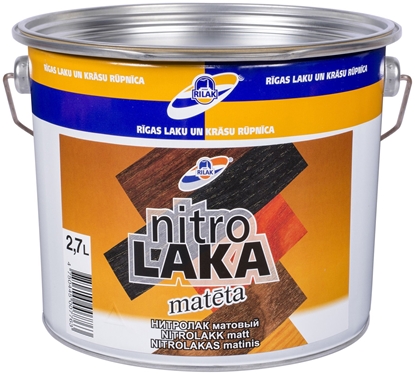 Attēls no Rilak NITROCELLUOZE VARNISH SEM.MATT(2.7L)