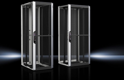 Picture of Rittal 5307.114 stojak 42U Stojak wolnostojcy Czarny, Szary