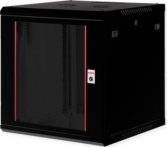 Picture of Roline 19" Wall Cabinet Basic Plus 12U, 600x600 BxT black