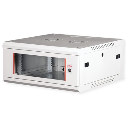 Picture of Roline 19" Wall Cabinet Basic Plus 4U, 600x600 BxT grey