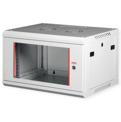 Picture of Roline 19" Wall Cabinet Basic Plus 6U, 600x450 BxT grey