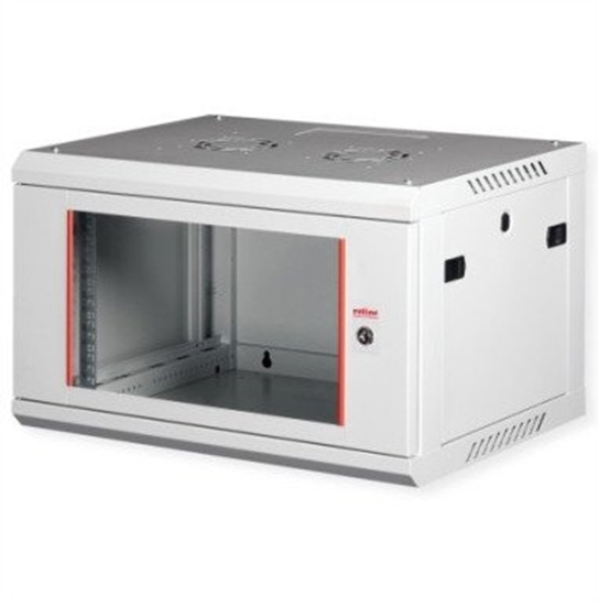 Picture of Roline 19" Wall Cabinet Basic Plus 6U, 600x450 BxT grey