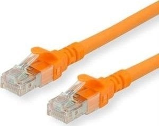 Изображение Roline ROLINE - Patch- Cable - RJ- 45 (M) to RJ- 45 (M) - 1 m - SFTP, PiMF - CAT 6 - halogen free, shaped, stranded - orange (21.15.2671)