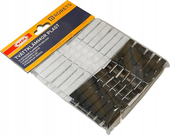 Picture of Rorets Rorets Klamerki Do Bielizny Czarno-Biae 24szt 1524..