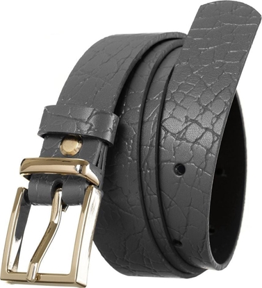 Picture of Rovicky Ciekawy skórzany pasek damski ze zot klamr, zwierzcy motyw Rovicky 90 cm