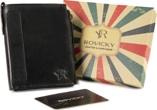 Picture of Rovicky Duy portfel w stylu retro z dwiema kieszeniami na monety Rovicky NoSize