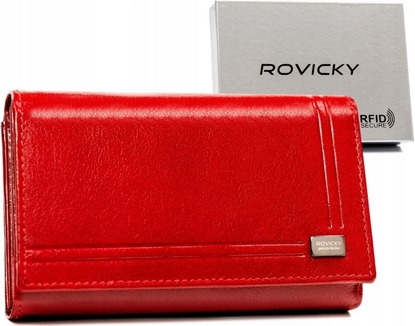 Picture of Rovicky Duy, skórzany portfel damski na zatrzask - Rovicky NoSize