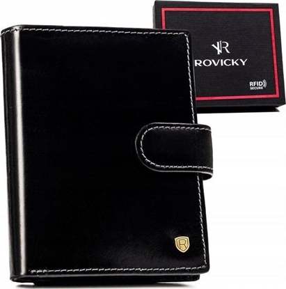 Picture of Rovicky Duy, Skórzany Portfel Mski Na Zatrzask