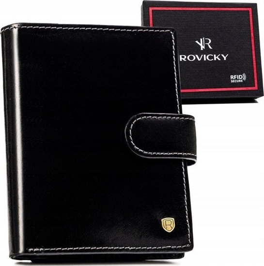 Picture of Rovicky Duy, Skórzany Portfel Mski Na Zatrzask