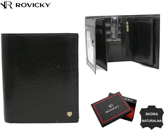 Picture of Rovicky Duy, skórzany portfel mski z systemem RFID - Rovicky NoSize
