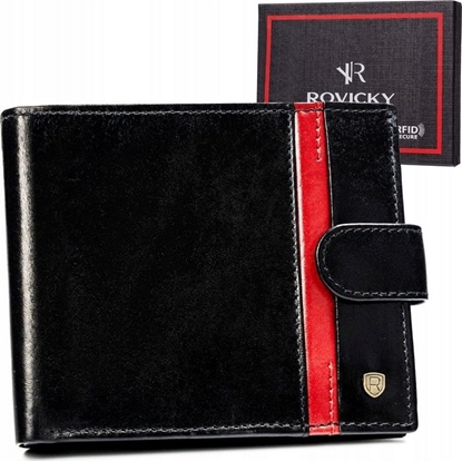 Изображение Rovicky Elegancki pojemny portfel skórzany z RFID Rovicky NoSize
