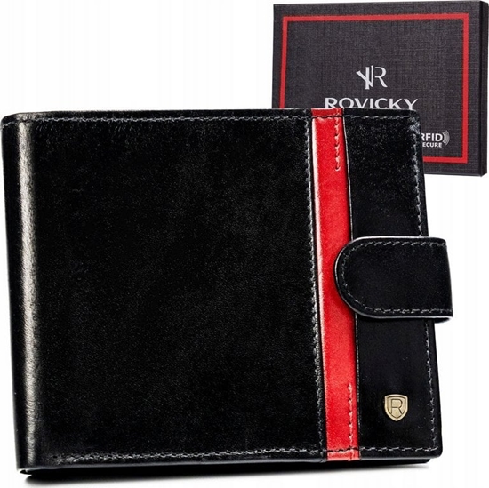 Picture of Rovicky Elegancki pojemny portfel skórzany z RFID Rovicky NoSize