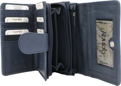 Picture of Rovicky Elegancki portfel damski ze skóry naturalnej