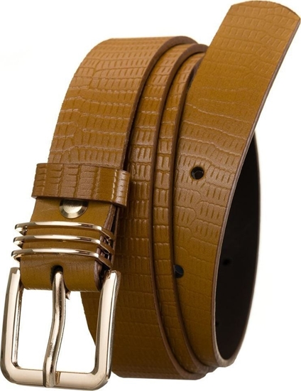 Изображение Rovicky Oryginalny, skórzany pasek damski, wzór skóry wa Rovicky 90 cm