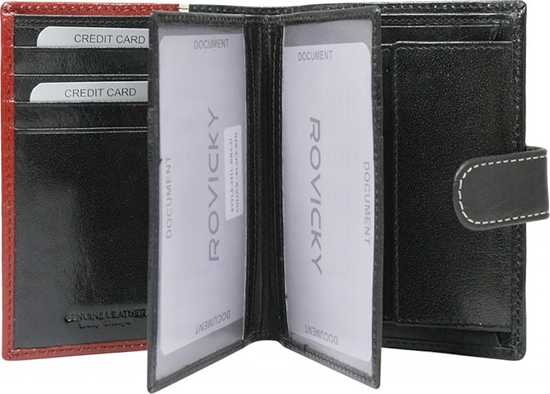Изображение Rovicky Pionowy portfel mski dwukolorowy HQ