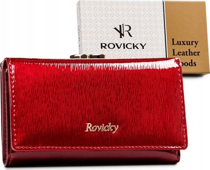 Изображение Rovicky Portfel damski z lakierowanej skóry naturalnej  Rovicky NoSize