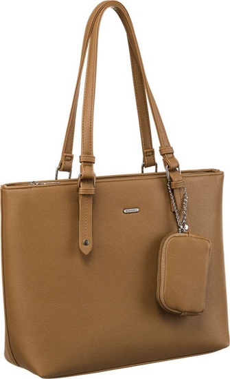 Изображение Rovicky Shopperka Damska Ze Skóry Ekologicznej Z Dodatkow Portmonetk