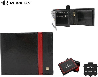 Изображение Rovicky Skadany skórzany portfel z systemem RFID Rovicky NoSize