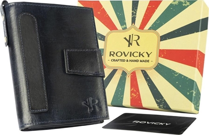 Attēls no Rovicky Skórzany portfel mski w stylu retro Rovicky NoSize