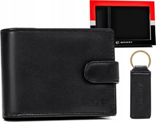 Picture of Rovicky Zestaw prezentowy: skórzany portfel mski i brelok - Rovicky NoSize