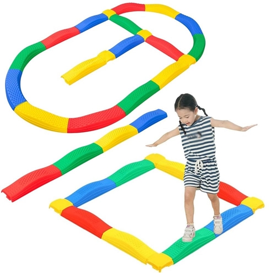 Picture of ROWNOWANIA CIEKA SENSORYCZNA DESKI CZONE ANTYPOLIZG ZESTAW 16 EL.