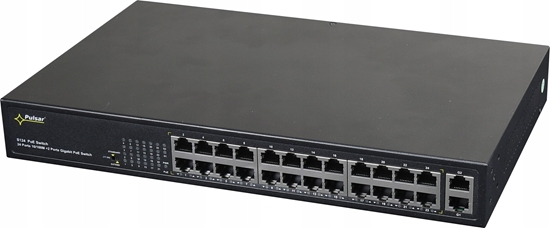 Picture of S124WP PULSAR Switch PoE 26-portowy Fast Ethernet, 24x PoE