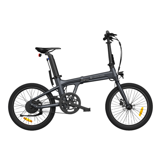 Изображение Saliekams elektrovelosipēds ADO A20 AIR, pelēks
